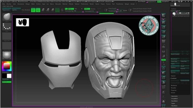 punisher warmachine head custom 6 inches marvel toys games 3d print model - Mito3D