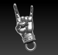 punks not dead jewelry punk music pendant baddy gifts pendants 3d print model - Mito3D