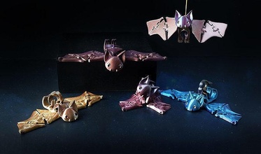 fantoccio pipistrello snodato articolato Halloween juguete corda flessibile giocattolo animale passatempo Fai 3d print model - Mito3D