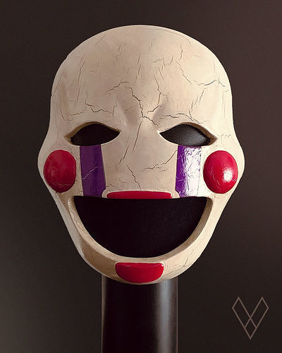 marionette fnaf maske nächte at freddy freddys spiel video videospiel mode 3D print model - Mito3D