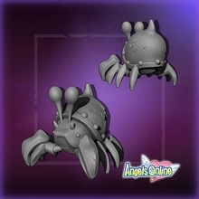 puqui crab angels online atlantis angelsonline igg pet egg mascot cute easter monster animal beach summer games toys 3d print model - Mito3D