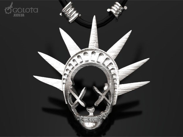 purge 3 liberté masque pendentif amérique cécité démocratie dicter classe guerre génocide extermination meurtre cannibalisme bijoux colliers précariat superflu original 3d 3D print model - Mito3D