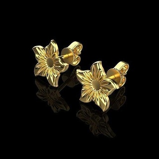 puset earrings 052 earring chopard chanel ring graff versace gucci bvlgari gold diamond printable jewellery engagement gem jewel jewelry bulgari tiffany 3d print model - Mito3D