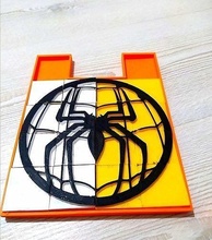 puzzle homme araignée bureau Jeu art illustration symbole poly Jeux jouets 3d print model - Mito3D