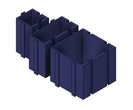 puzzle style storage box container diy mechanical hobby mechanic parts 3d print model - Mito3D
