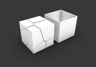 puzzle voronoi 3d - 12 models game cube toy piece geometric shape poly box kids games toys 3d print model - Mito3D
