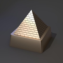 pyramid keycap cherrymx mechanicalkeycap custom egypt game movie games toys accessories 3d print model - Mito3D
