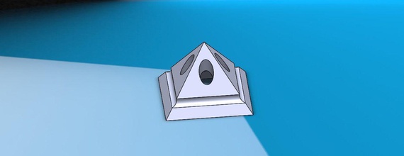 piramide penna titolare pen 3d di stampa hobby il fai da te altri fix manutenzione bullone 3d print model - Mito3D
