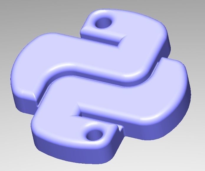 python-Schlüsselanhänger hobby-Heimwerker keychain python Schlüssel Kette die Programmierung hobby diy hand tools hand-Werkzeuge 3D print model - Mito3D