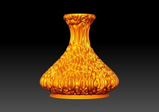 qcaug8 flower vase bonitumart collection deco interior houseware rose house decor 3d print model - Mito3D