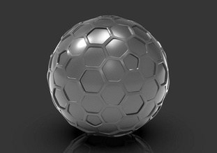 qsfera sfera palla simbolo astratto forma geometrico geometria galattico sferica statua architettonico Stampa stampabile arte matematico 3d print model - Mito3D