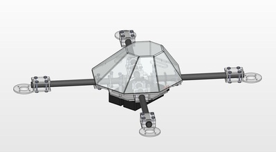 quad copter hobby-diy drone helicóptero la aviación hobby partes de los motores las hélices eletronics hardware diy afición bricolaje otros 3d print model - Mito3D