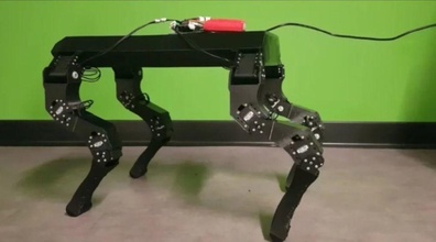 imprimible cuadrúpedo arduino frambuesa robótica futuro robot ciencia fi mecánico mecatrónica patas herramienta ingenieria universidad proyecto droide ciencias spotmini impresora perro ficción 3d print model - Mito3D