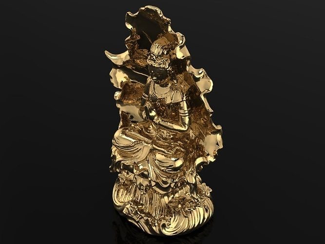 besorgt Yin Skulptur Modell produzieren Code sct132 Skulpturen Kunst Miniaturen drucken Figuren Dekoration druckbar Charakter Statue Design Miniatur Karikatur Spielzeug Dekor Zahlen Schmuck 3D print model - Mito3D