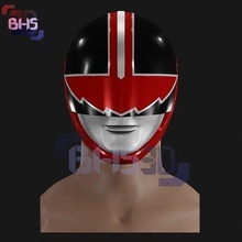 quantum vermelho guarda capacete powerranger jogos brinquedos 3d print model - Mito3D