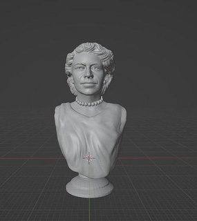 Regina Elisabetta regina famiglia reale Principessa principessa Diana ladydiana Principe Carlo regno arte sculture 3d print model - Mito3D