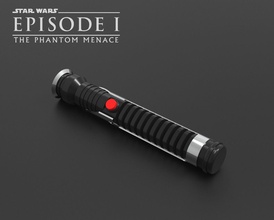 qui gon jinn tpm lightsaber star wars jedi episode 1 phantom menace games toys 3d print model - Mito3D