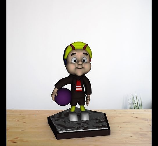 Quico Kiko çocuk Chaves chespirito Şirin Chibi televizyonlar bolanolar Sanat heykeller 3D print model - Mito3D