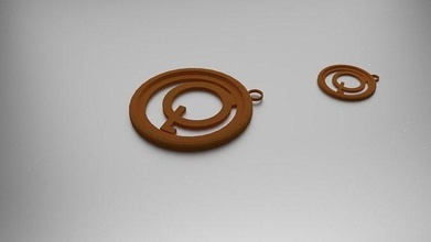 quindeciles pendant jewelry fashion astrology pendants 3d print model - Mito3D