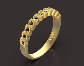r 02 nozze squillare oro gioielleria diamante argento fidanzamento gemma bianca jaber engagement collana platino moda anelli zaffiro 3d print model - Mito3D