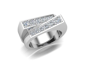 r0012 Schmuck Juwel Gold Silber Diamant Ring Platin Weiß Sterling Mode Ringe 3d print model - Mito3D