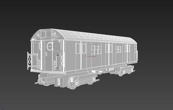 r17 metrô vagão nyc veículo trem iorque subterrâneo trilho metro estrada ferro caminhão transporte passatempo faça automotivo 3d print model - Mito3D