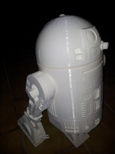 r2d2 42cm stl files star wars robot skywalker jedi games toys 3d print model - Mito3D