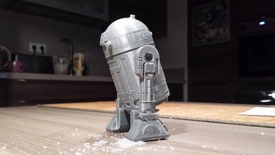 r2d2 salt pepper shaker house starwars star wars shakers toy games toys kitchen dining 3d print model - Mito3D