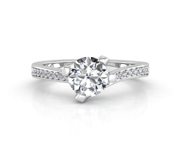 r Schmuck ring diamond Hochzeit engagement gold Ringe 3d print model - Mito3D