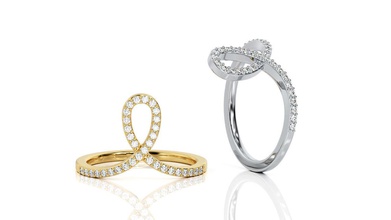 r 0003 la joyería brillante el colgante estados unidos canadá europa compromiso de boda 14k diseño moda plata oro joya anillo las curvas arete imprimible los anillos 3d print model - Mito3D