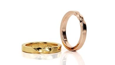 r 0008 la joyería brillante el colgante estados unidos canadá europa compromiso de boda 14k diseño moda plata oro joya anillo las curvas arete imprimible los anillos 3d print model - Mito3D