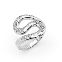 r 0013 bijoux brillant pendentif états-unis canada l'europe de l'engagement mariage 14k la conception mode d'argent or joyau l'anneau les courbes boucle d'oreille imprimable anneaux 3d print model - Mito3D