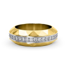 r 0015 la joyería brillante el colgante estados unidos canadá europa compromiso de boda 14k diseño moda plata oro joya anillo las curvas arete imprimible los anillos 3d print model - Mito3D