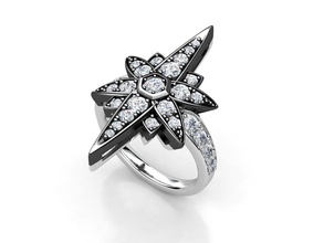 r ra013 la joyería brillante plata imprimible sterling anillo joya los anillos 3d print model - Mito3D