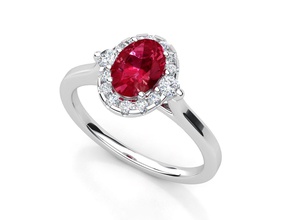 r ra020 gioielli di fidanzamento lusso gemma lucente brillante anello diamanti stampabile oro zaffiro anelli 3d print model - Mito3D