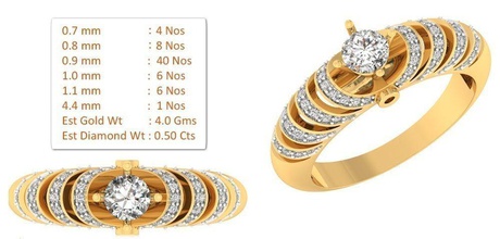 r soliter Schmuck schön diamond ring vier prong fein Seite Schaft Ringe 3d print model - Mito3D