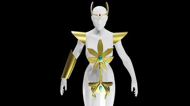 ra armour crown sword set cosplay item tiara adora protection catra princess man swift wind gold jewelry apparel elsa games toys 3d print model - Mito3D