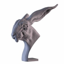 Coelho desenho animado animal natureza mamífero fofa arrepiante estátua escultura criatura monstro pele Horror demônio fantasia ficcional floresta arte esculturas 3d print model - Mito3D