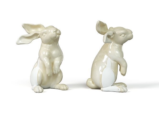 coniglio 3d Stampa modello zoo natura mammifero animale domestico scultura statuetta souvenir scolpire arte sculture statua stampabile coniglietto 3D print model - Mito3D