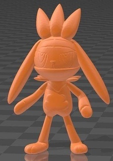raboot jogos brinquedos miniaturas estatuetas arte esculturas Pokémon brinquedo anime 3d print model - Mito3D