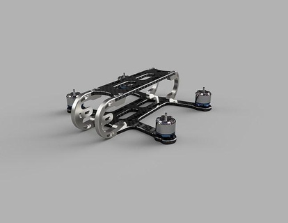 corsa fpv drone telaio 3 3d stampa quadricottero passatempo Fai volare aeromobili aeronautica aerospaziale alto prestazione aerodinamico design dji stampabile rc multirotore 3d print model - Mito3D