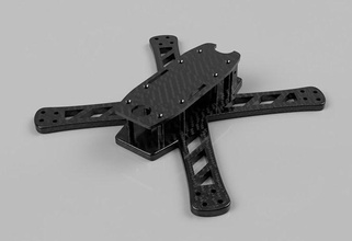 corrida fpv zangão quadro armação 3d impressão quadcopter passatempo faça vôo aeronave aeronáutica aeroespacial alto desempenho aerodinâmico projeto dji imprimível rc multirotor 3d print model - Mito3D