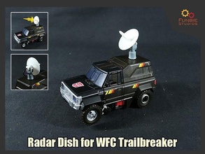 radar dish transformers wfc earthrise trailbreaker addon games toys 3d print model - Mito3D