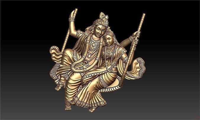 radhakrishna ratha Krishna radha Gobala Vishnu perumal Narayana Danse Seigneur krishan bijoux pendentifs 3D print model - Mito3D