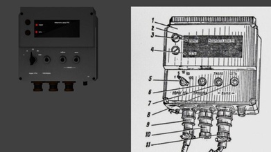 radiacmeter dosimètre la science le russe militaires bmp rty l'ingénierie 3d print model - Mito3D