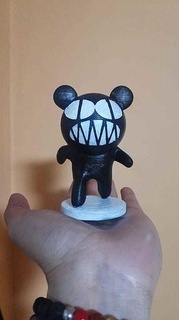 radiohead modified bear idioteque fanart figurine art statue kid 3d print model - Mito3D