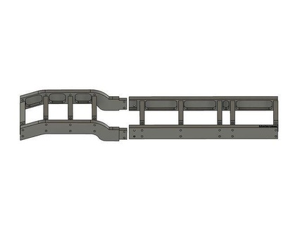 Rahmen tamiya LKW rc lkw lastwagen Körper ferngesteuert haube karosse karosserie Modellbau Hobby DIY mechanisch Teile Automobil 3d print model - Mito3D