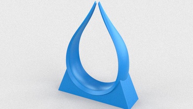 raindrop art builder challenge cool amazing sweet awesome sculptures 3d print model - Mito3D