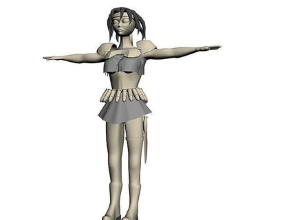 rambo menina 3model figura escultura mulher arte moda estátua personagem corpo fêmea 3dprinting 3dprint impressora americano rambogirl esculturas 3d print model - Mito3D