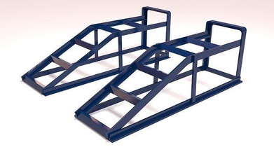 rampe 01 imprimable atelier impression 3dprint diorama loisir DIY carrampe scalemodel garage outils métal grille automobile 3d print model - Mito3D